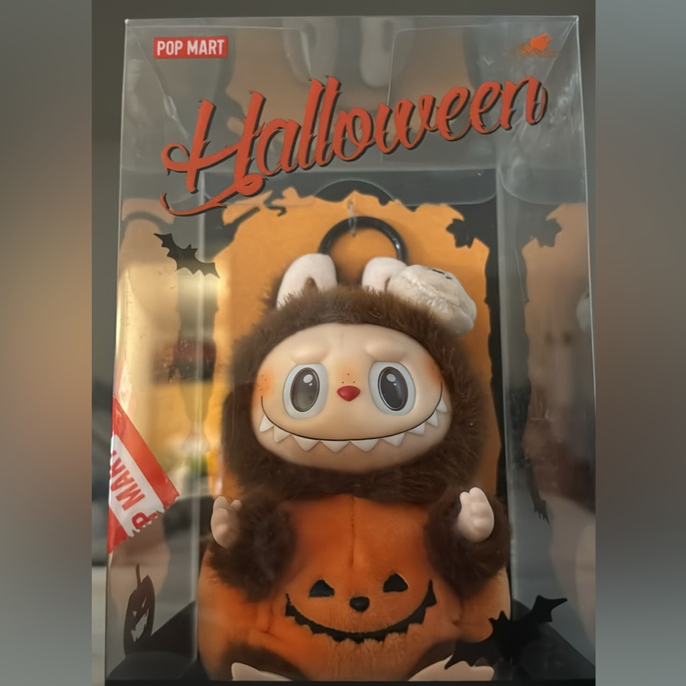 Pop Mart Halloween Pumpkin Doll - Festive Orange and Brown